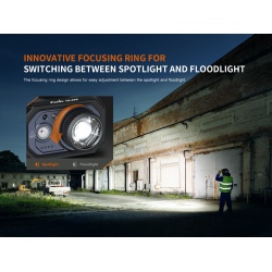 Fenix HL45R nabijeci zaostrovaci celovka s Liion akumulatorem 4