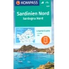 Kompas 2497 Sardinie sever sardegna nord soubor 4 map 50 000