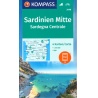 Kompas 2498 Sardinie stred Sardegna Centrale soubor 4 map 50 000