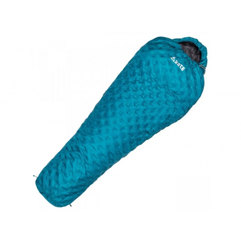 Yate Anaso 500 petrolejova seda levy letni perovy spaci pytel na postavu do 175 cm