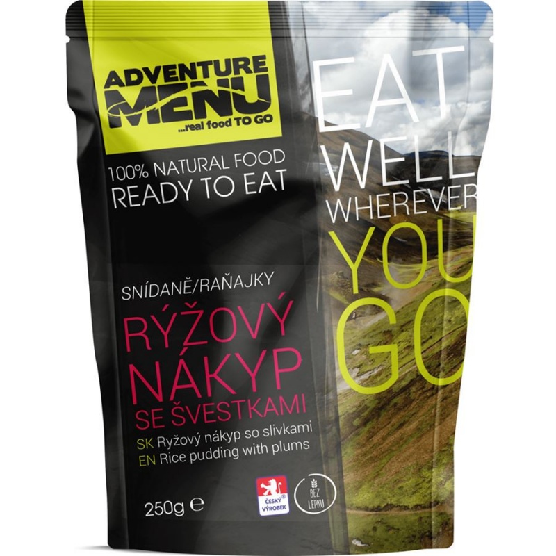 Adventure Menu Ryzovy nakyp se svestkami 1 porce 250g sterilovane jidlo na cesty