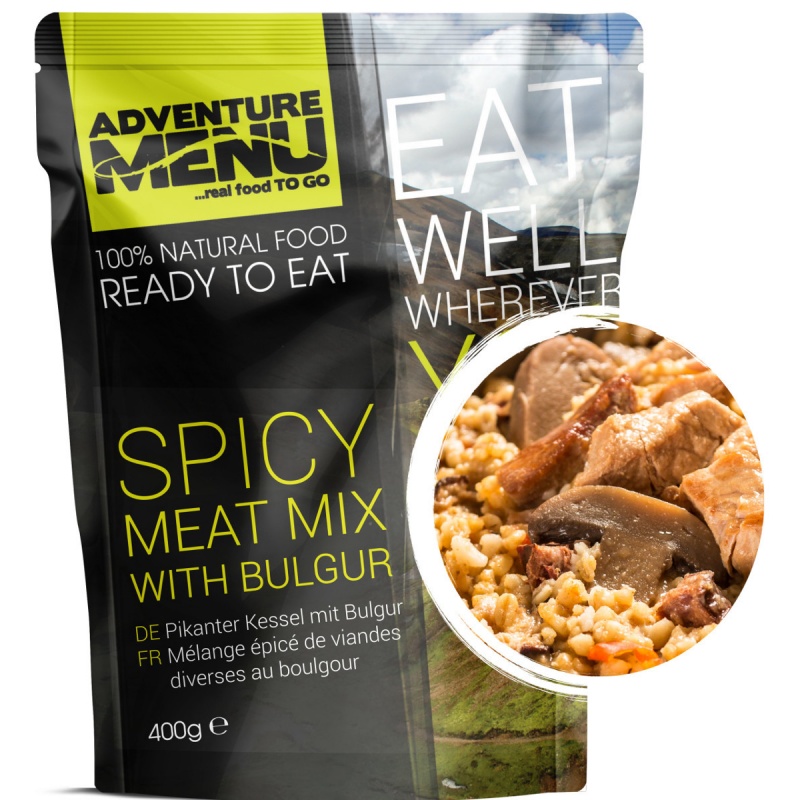 Adventure Menu Pikantni kotlik s bulgurem 1 porce 400 g sterilovane jidlo na cesty 2