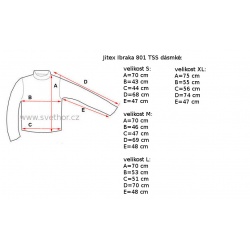 _Jitex Ibraka 801 Ts cerna fialova damske triko dlouhy rukav Merino vlna zmereno