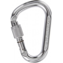 Climbing Technology Snappy SG (screw gate) sroubovaci HMS karabina stribrna