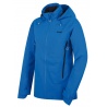 Husky Nakron L neonove modra damska nepromokava trivrstva outdoorova bunda