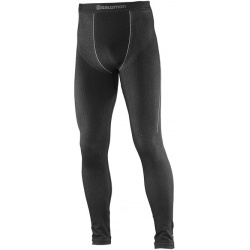 Salomon Primo Warm Tight Seamles M black 382879 panske spodky dlouha nohavice