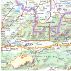 SHOCart 702 Zapadne Tatry 25 000 turisticka mapa 1
