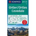 Kompass 72 Ortler/Ortles, Cevedale 1:50 000 turistická mapa