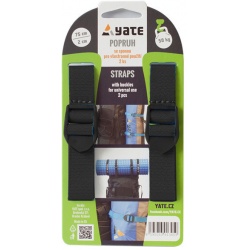 Yate kompresni popruh se sponou 2x75 cm cerna