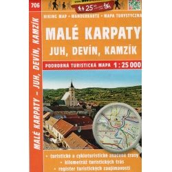SHOCart 706 Male Karpaty 25 000 turisticka mapa