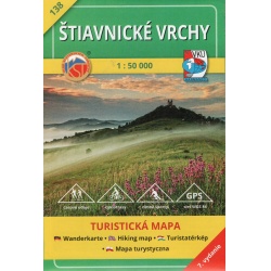 VKu 138 stiavnicke vrchy 50 000 turisticka mapa
