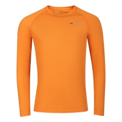 Progress MA NDR 125 oranzova panske funkcni triko dlouhy rukav Merino Airlite