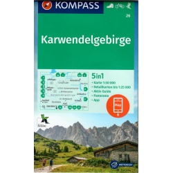 Kompas 26 Karwendelgebirge 50 000