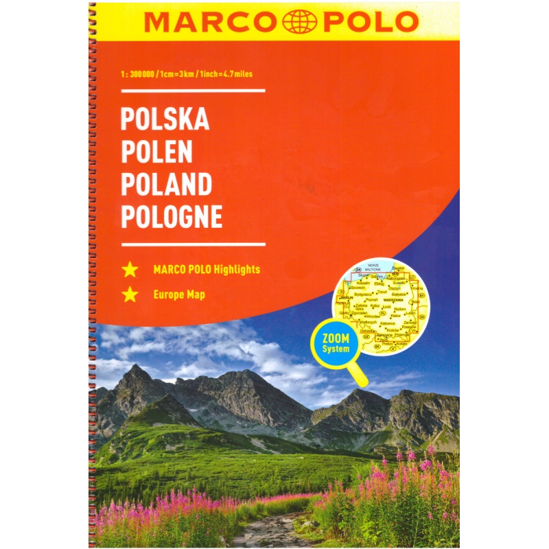 Marco Polo Polsko 300 000 autoatlas