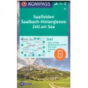 Kompass 30 Saalfelden, Saalbach-Hinterglemm, Zell am See 1:50 000 turistická mapa