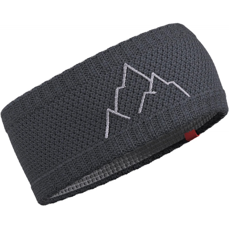 Hannah Astra pletena zimni celenka 100 Merino vlna zateplena fleecem asphalt