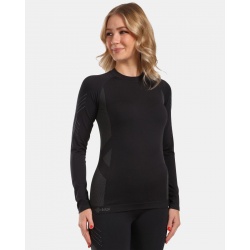 Kilpi Carol W cerna WL0504KIBLK damske bezesve seamless funkcni triko dlouhy rukav