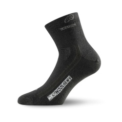 Lasting WKS 900 cerne tenci trekove Merino ponozky 