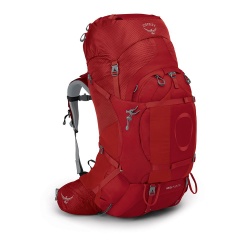 Osprey Ariel Plus 70l WXS S damsky expedicni batoh carnelian red