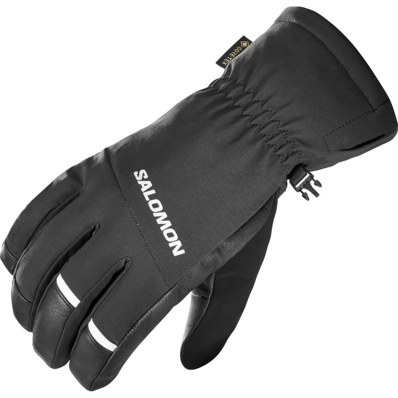 Salomon Propeller GoreTex U deep black C23735 unisex nepromokave lyzarske rukavice