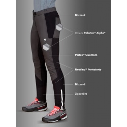 High Point Alpha 2.0 Lady Pants Black damske outdoorove technicke zateplene kalhoty 7