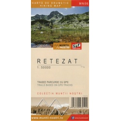 Schubert a Franzke MN06 Retezat 50 000 turisticka mapa