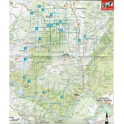 Schubert a Franzke MB02 Cycling Trails in the Banat Mountains 60 000 cyklopruvodce 1