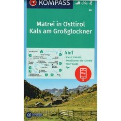Kompass 46 Matrei in Osttirol, Kals am Grossglockner 1:50 000