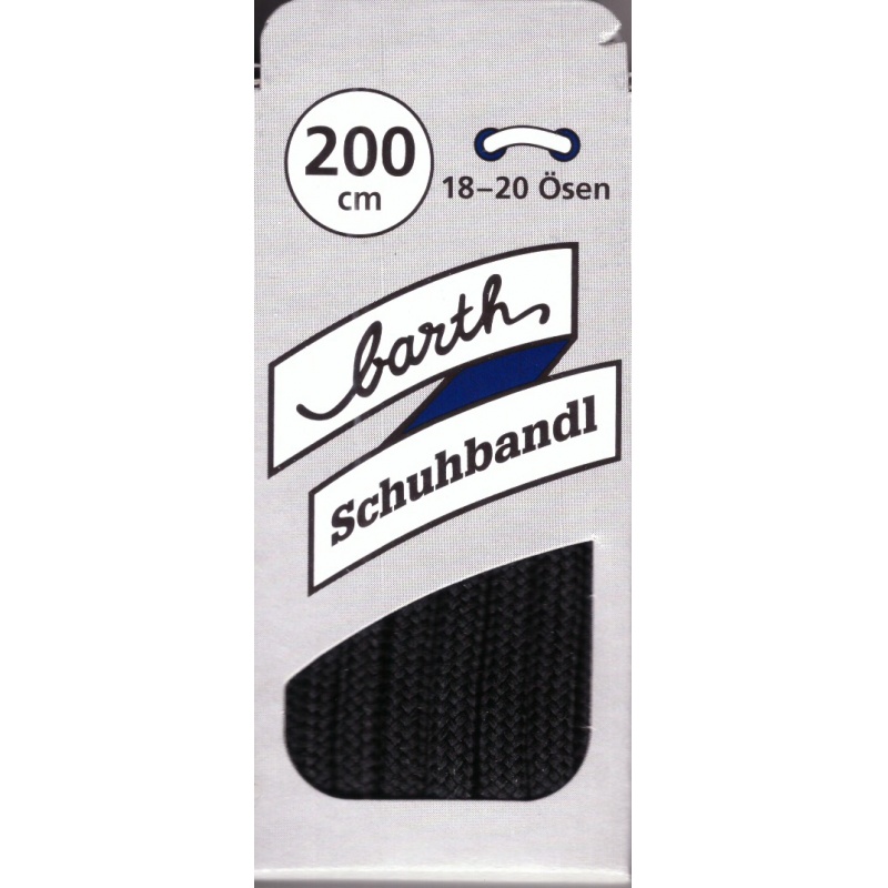 Barth Sport Rund dick vodeodolne kulate silne 200 cm barva cerna 038 tkanicky do bot