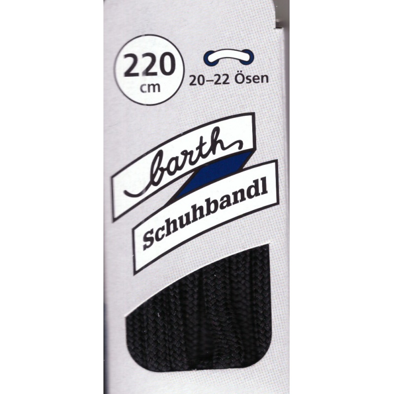 Barth Sport Rund und dick vodeodolne kulate silne 220 cm barva cerna 038 tkanicky do bot