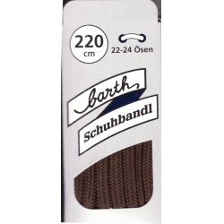 Barth Sport Rund und dick kulaté silné 220 cm barva tmavá hnědá 350 tkaničky do bot