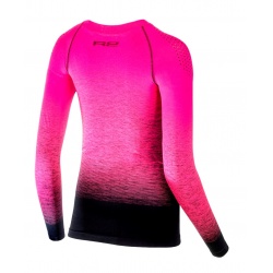 R2 ATF309A Musa Kids pink black detske funkcni termo triko dlouhy rukav 1