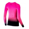 R2 ATF309A Musa Kids pink black detske funkcni termo triko dlouhy rukav 1
