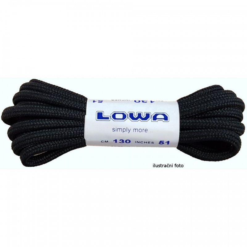 Lowa tkanicky do bot 120 cm black kulate