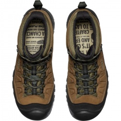 Keen Targhee IV Mid WP M bison/black panske vyssi nepromokave kozene trekove boty 3