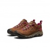Keen Targhee IV WP W bison/beaujolais damske nizke nepromokave kozene trekove boty 2