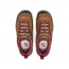 Keen Targhee IV WP W bison/beaujolais damske nizke nepromokave kozene trekove boty 3