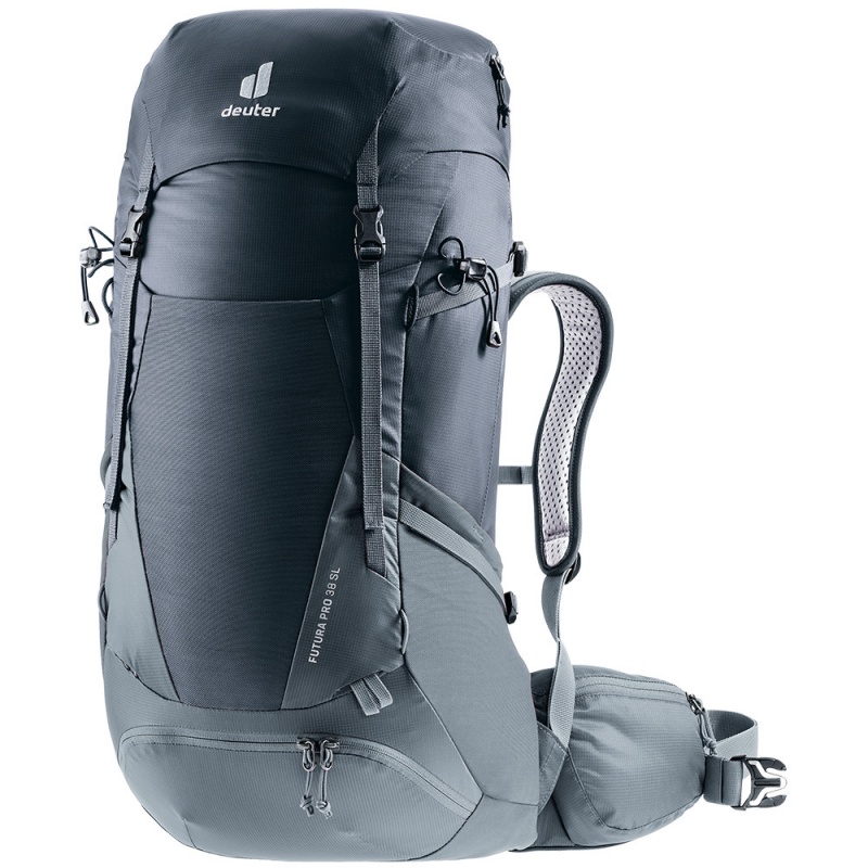 Deuter Futura Pro 38l SL damsky turisticky batoh black graphite