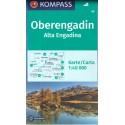 Kompass 99 Oberengadin, Alta Engadina 1:40 000 turistická mapa