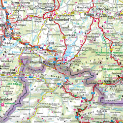 Freytag a Berndt Alpy 500 000 automapa Rakousko, Slovinsko, Italie, Svycarsko, Francie 2