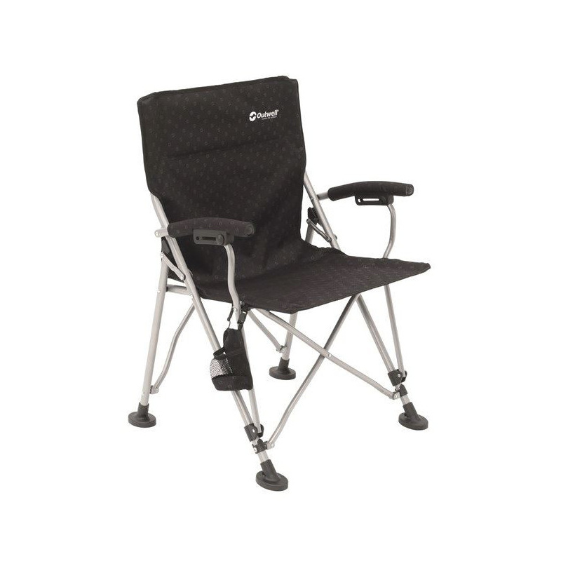 Outwell Campo black skladaci kempingove kreslo   zidle s podruckami