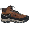 Keen Targhee IV Mid WP Youth bison/brindle detske vyssi nepromokave kozene trekove boty 3