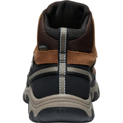 Keen Targhee IV Mid WP Youth bison/brindle detske vyssi nepromokave kozene trekove boty 4