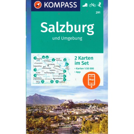 Kompass 291 Rund um Salzburg 1:50 000