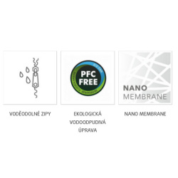 High Point Active 4.0 Jacket azure blue/black panska lehka nepromokava bunda Pertex 2