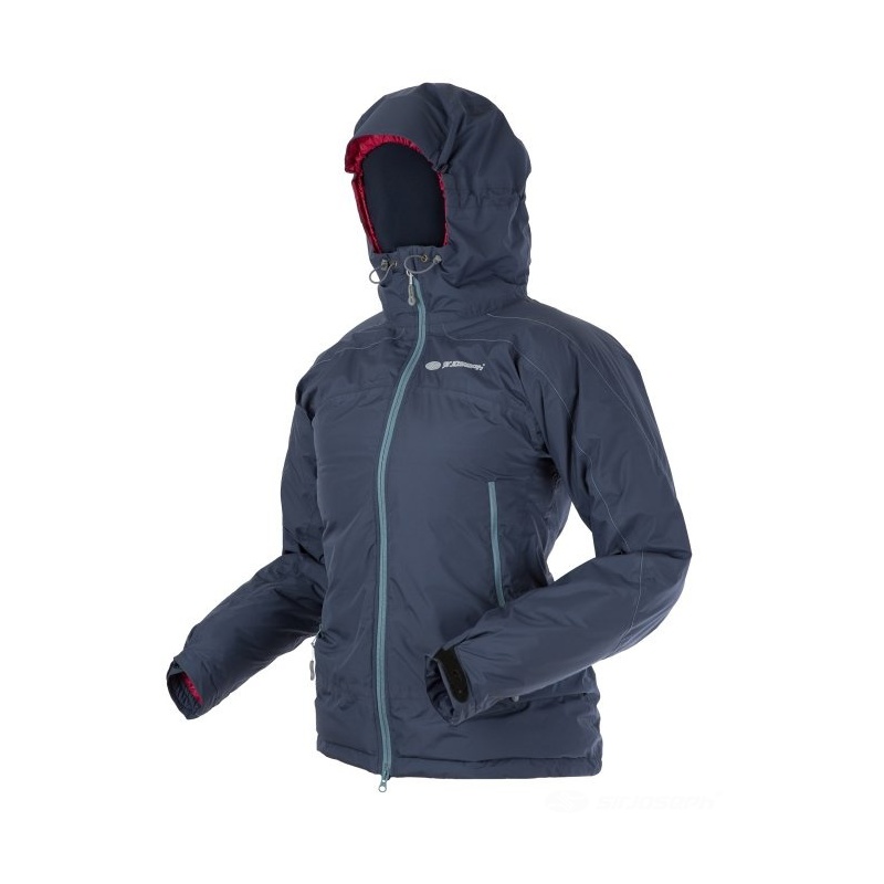 Sir Joseph Shiprock Lady tmave modra damska nepromokava zimni perova bunda Exel Dry Stream