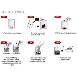 Adventure Menu Set Samoohrevna kapsle 5 x 60 g + Zipper bag - sada pro ohrev jidla 1