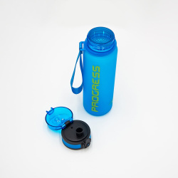 Progres Tritan Bottle 500 ml sportovni lahev s pojistkou a poutkem  2