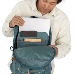Osprey Quasar 26l mestsky batoh na notebook torrent blue 6