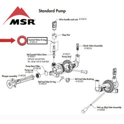 MSR Duraseal DF STD Control Valve O-Ring tesneni na regulacni ventil pumpy varice 1
